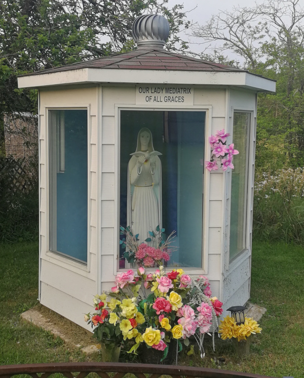 Our Lady Mediatrix of All Graces Statue at Farm